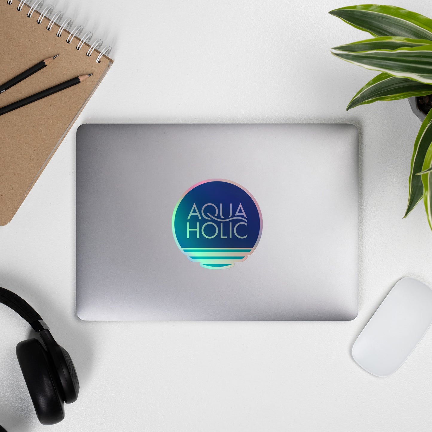 AQUAHOLIC Holographic stickers