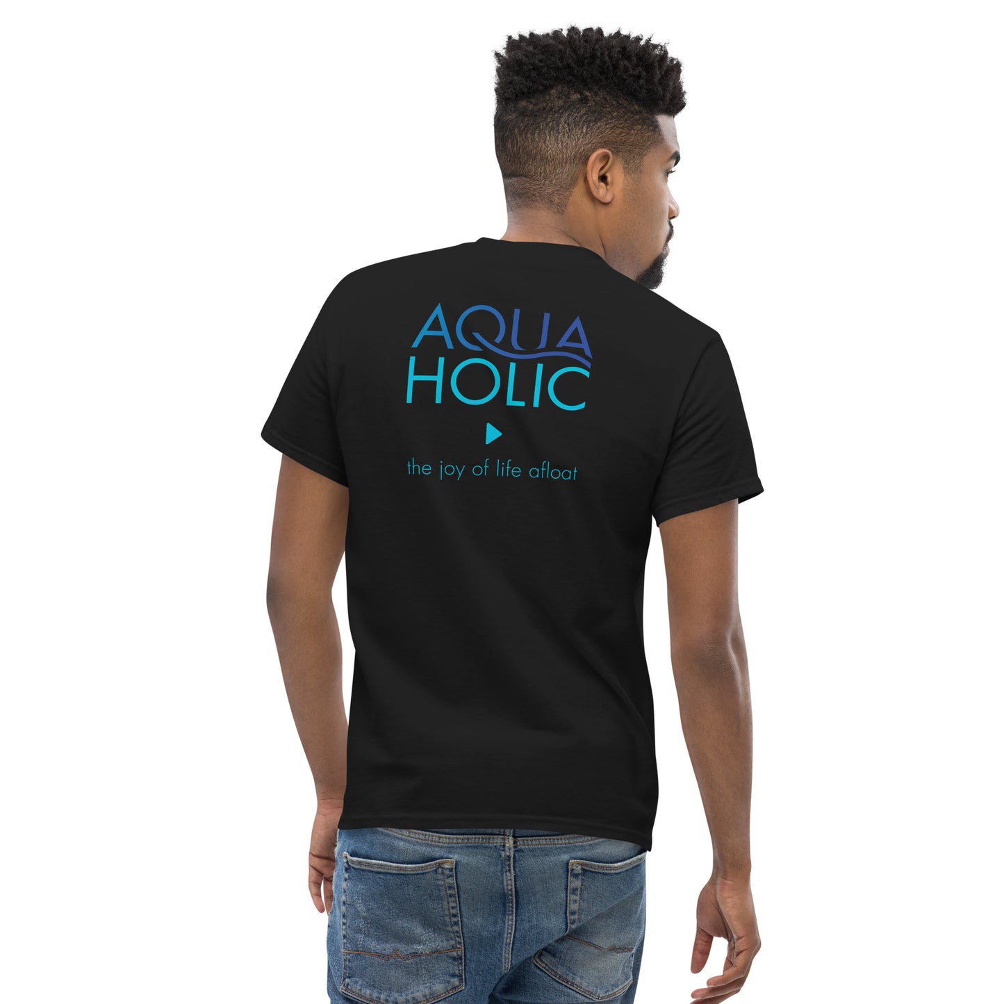 Men's AQUAHOLIC classic tee