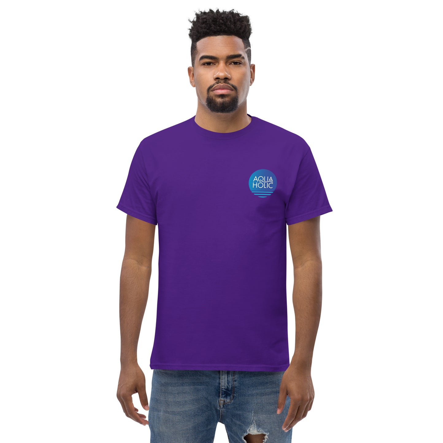 Men's AQUAHOLIC classic tee