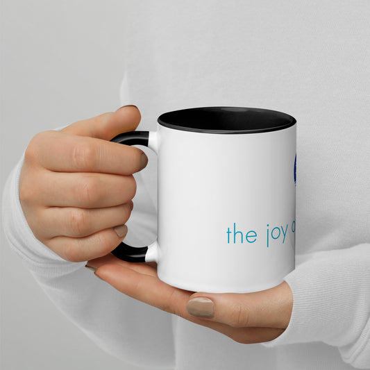 The Joy of Life Afloat Mug with Color Inside