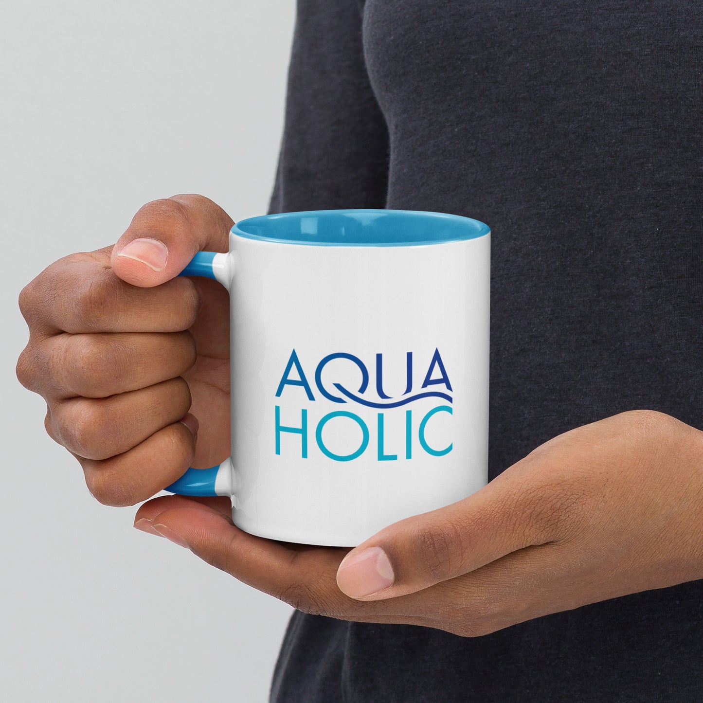 AQUAHOLIC Mug with Color Inside