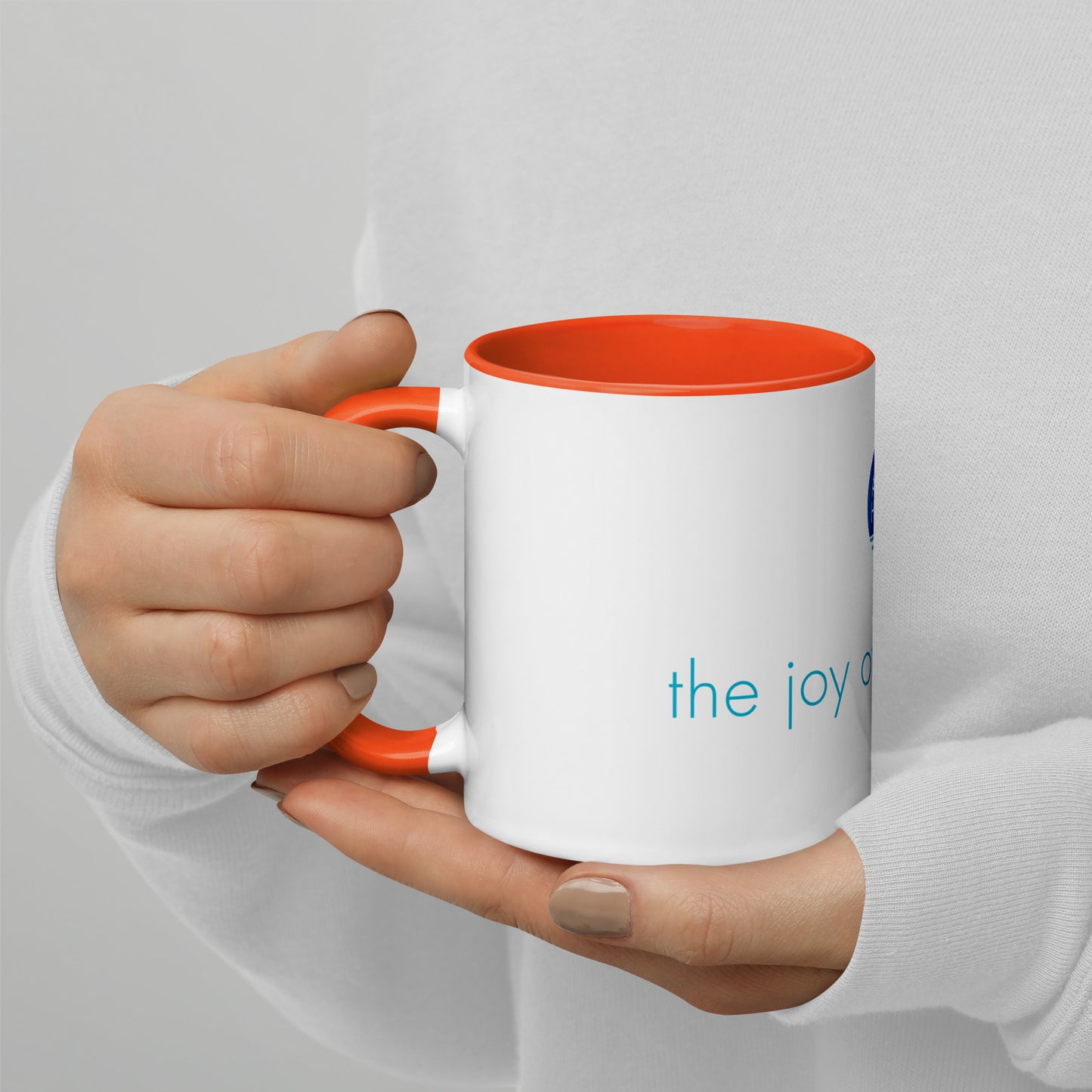 The Joy of Life Afloat Mug with Color Inside