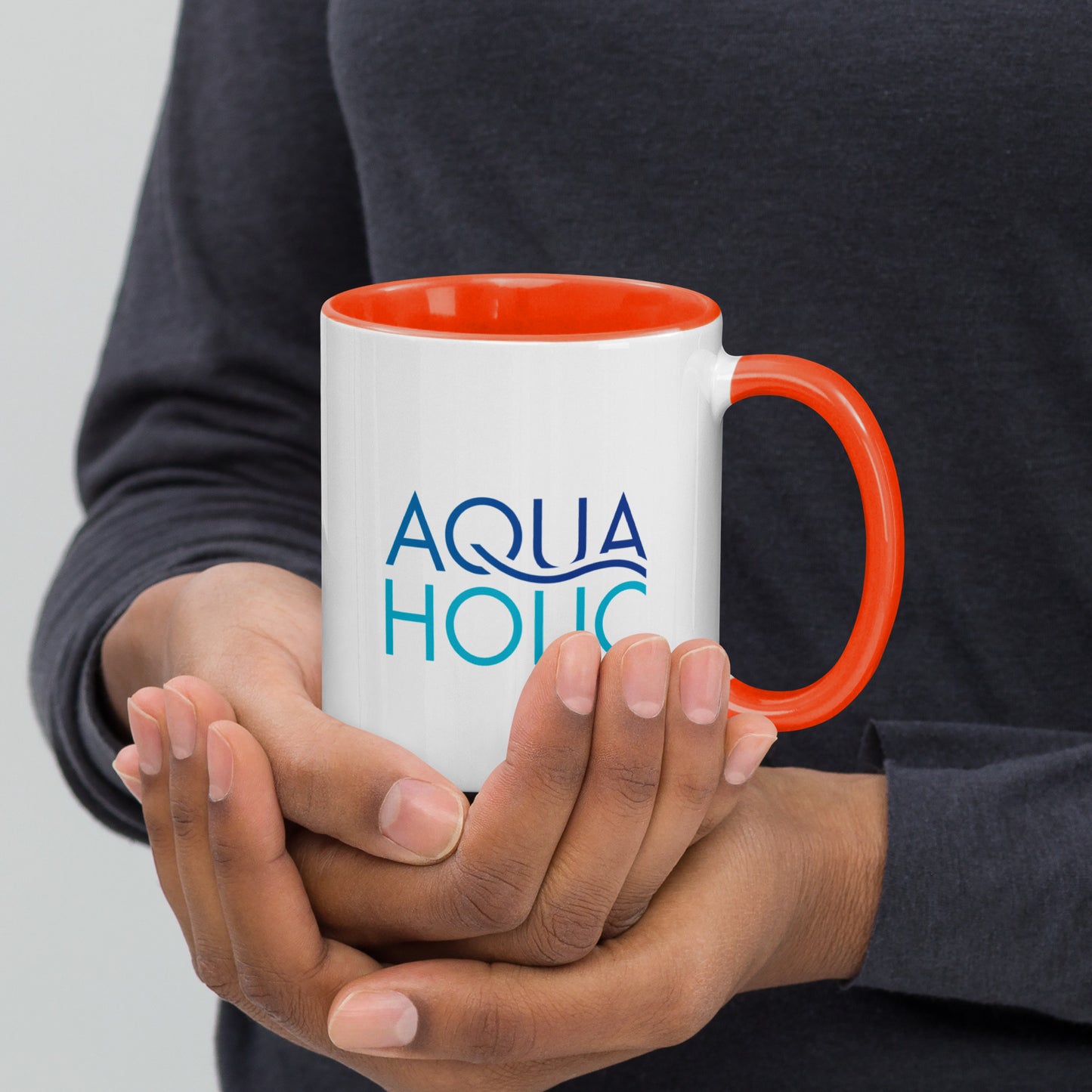 AQUAHOLIC Mug with Color Inside