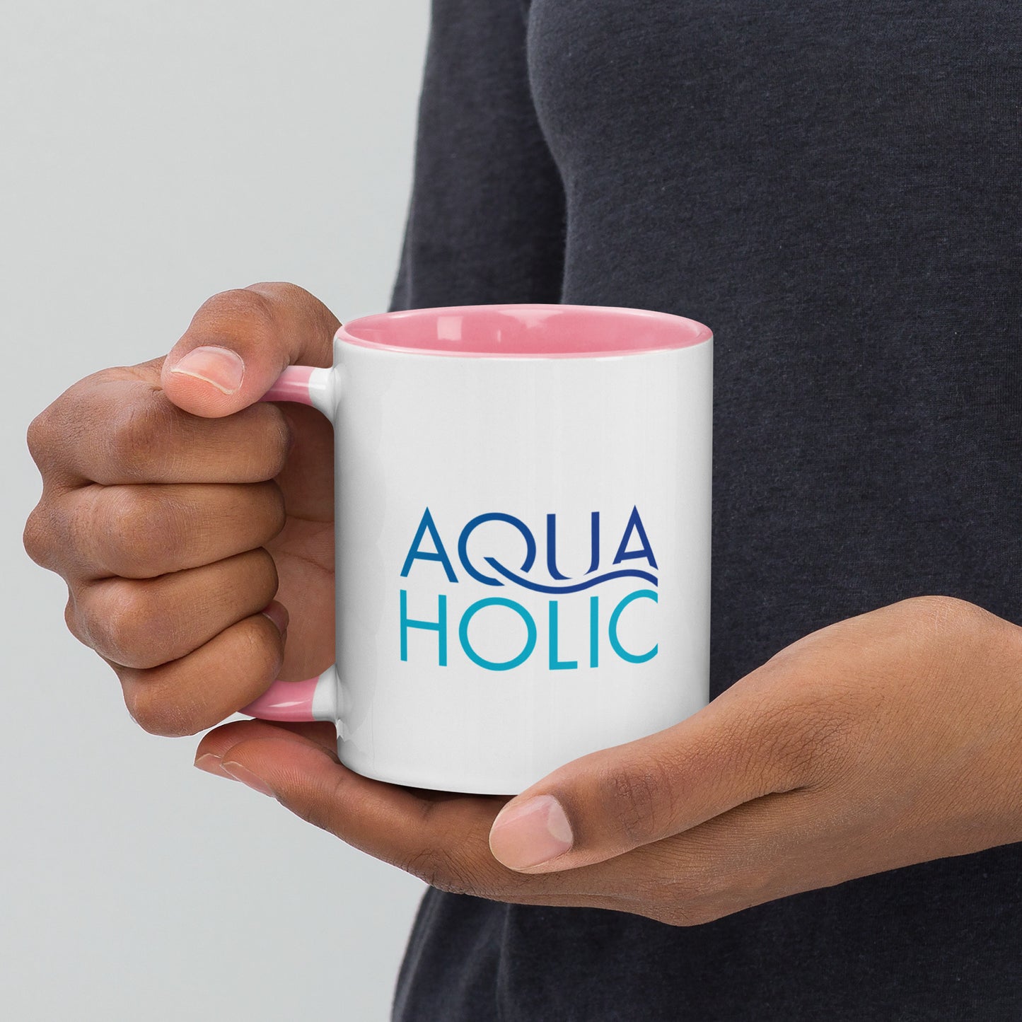 AQUAHOLIC Mug with Color Inside