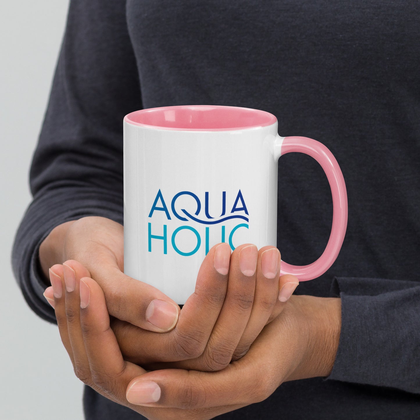 AQUAHOLIC Mug with Color Inside